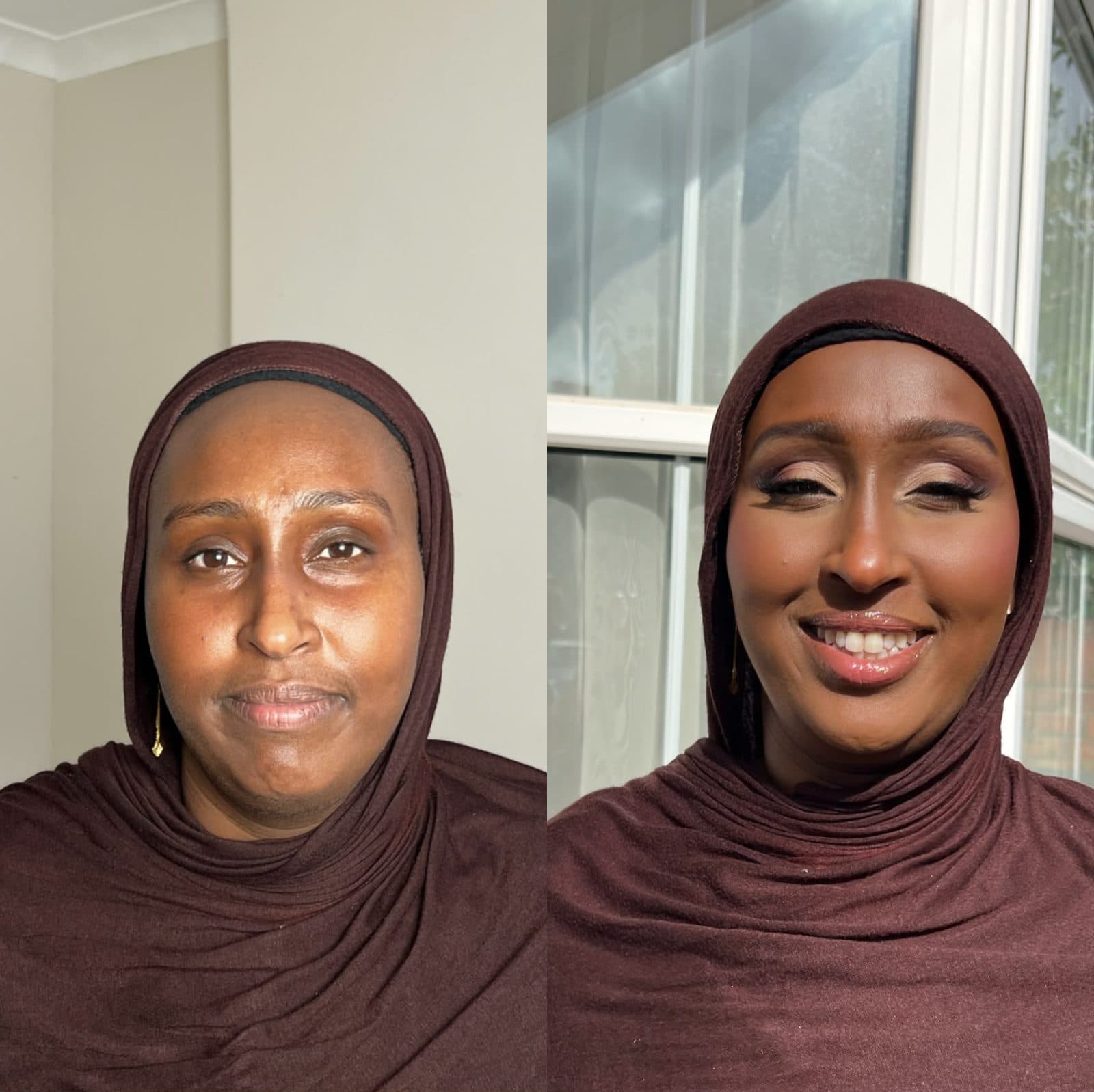 Makeup before and after № 02 by makeupbydoori, makeup artist in Edmonton, London